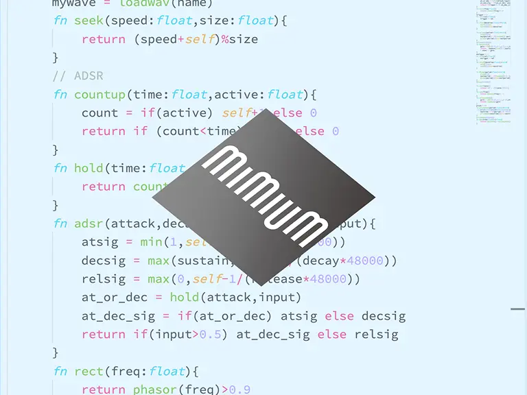 音楽プログラミング言語mimium